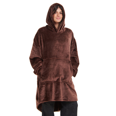 Snuggs Blanket Hoodie Brown